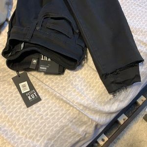 Black jeggings KUT brand petite